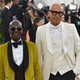 Dapper Dan (L) and Marco Bizzarri attend the Heavenly Bodies: Fashion & The Catholic Imagination Costume Institute Gala at The Metropolitan Museum of Art on May 7, 2018 in New York City.